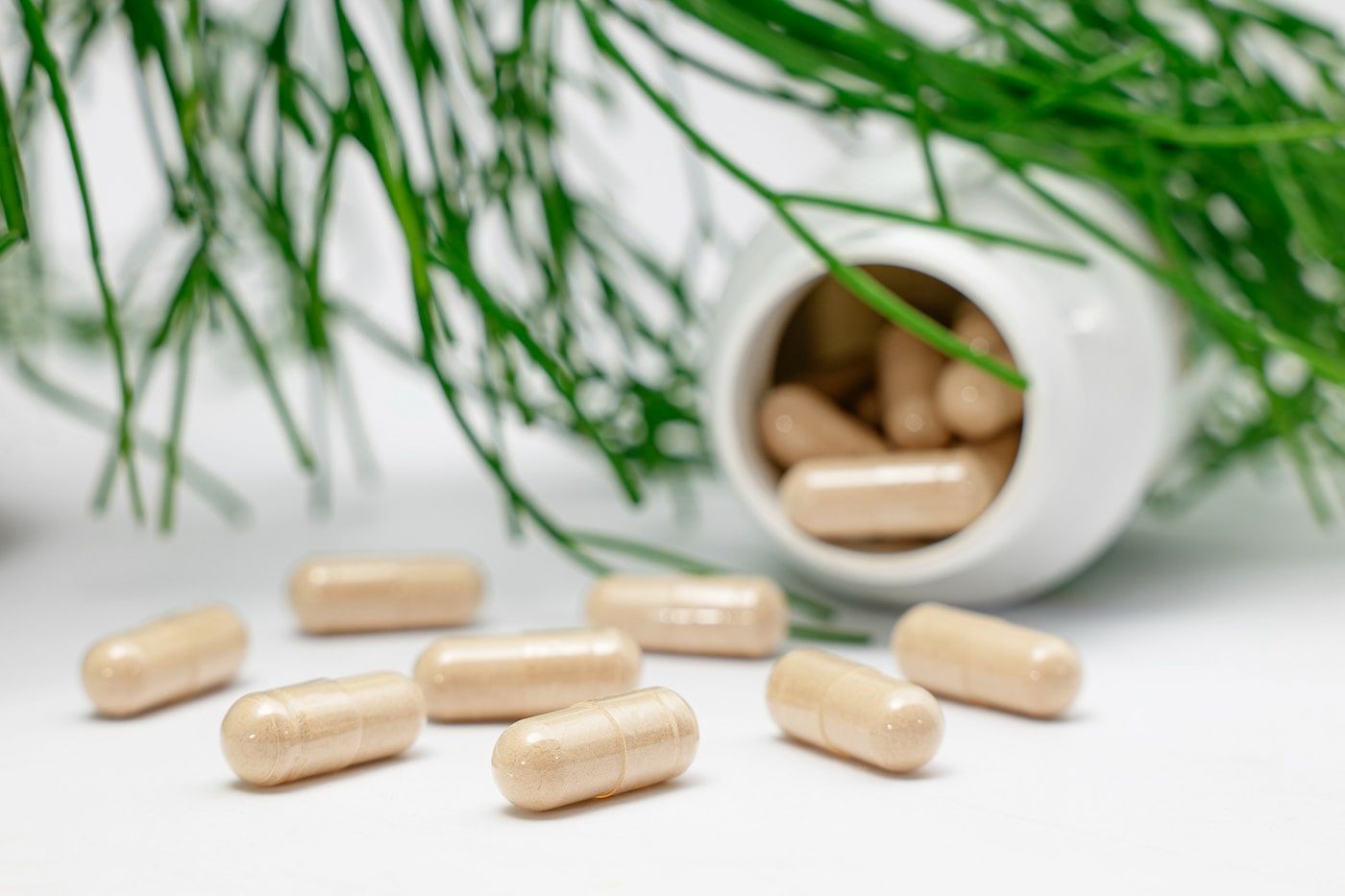 Cápsulas de complementos alimenticios elaboradas por Koelan Labs, fabricante de ingredientes de colágeno y otros suplementos a terceros